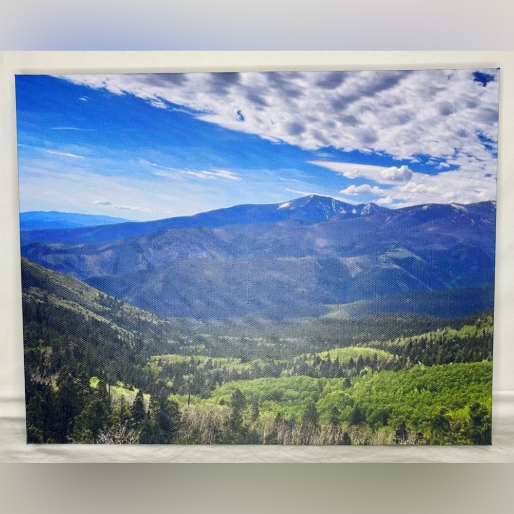 Stunning Colorado Mountain Top Wrapped Canvas Wall Art | 11x14 Inches